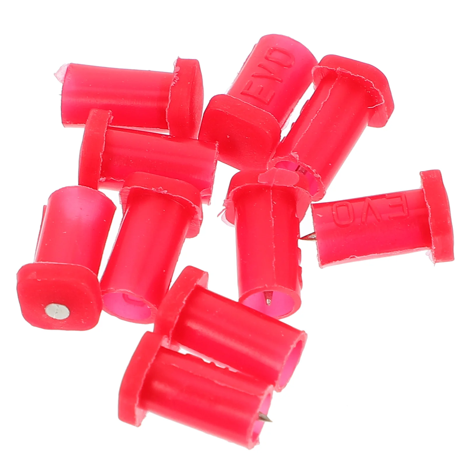 

40 Pcs Glue Bottle Mouth Needle Plug Accessory Wooden Pin Salon Supplies Plastic Eyelash Replacement Caps Opening Goods