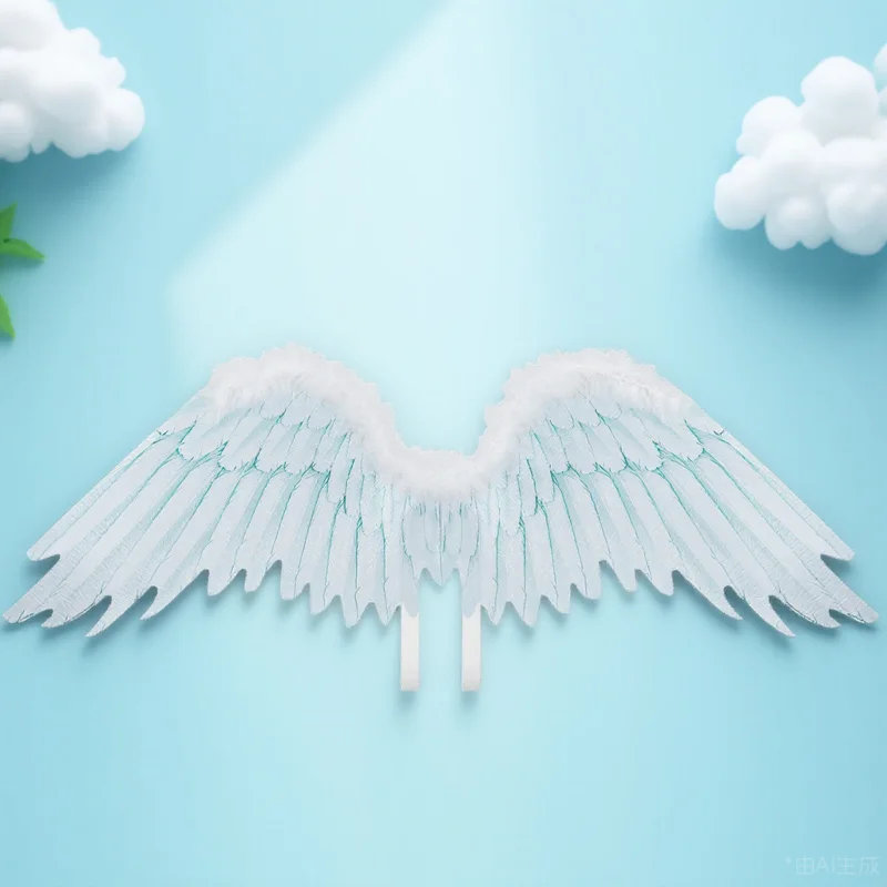 

1pc Angel For Girls Large Fairy Wing Lightweight Party Costume Cosplay Prop Halloween Performance Decor Backside Wing