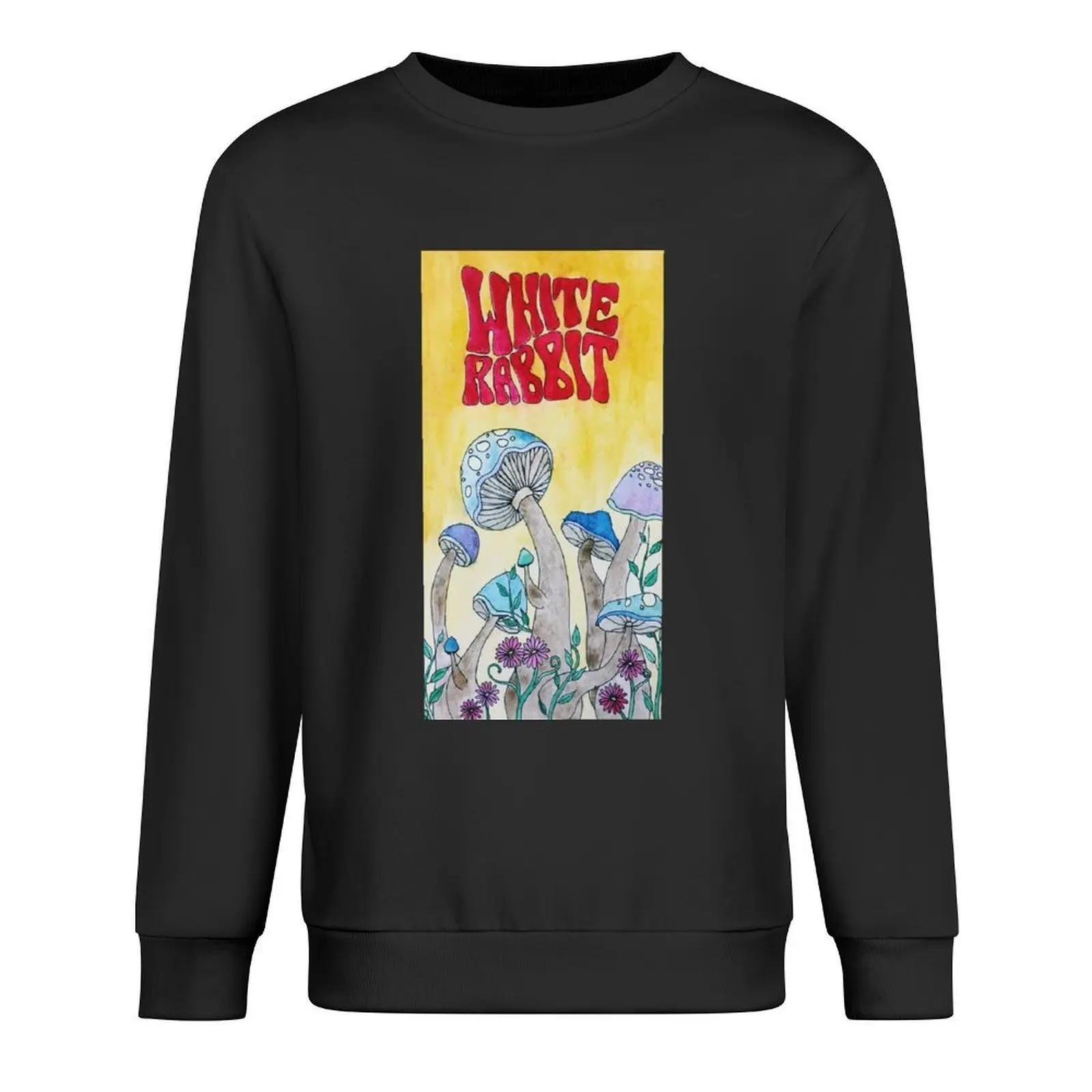 

White Rabbit Pullover japanese style men's sweat-shirt anime clothes blouse oversize sweatshirts