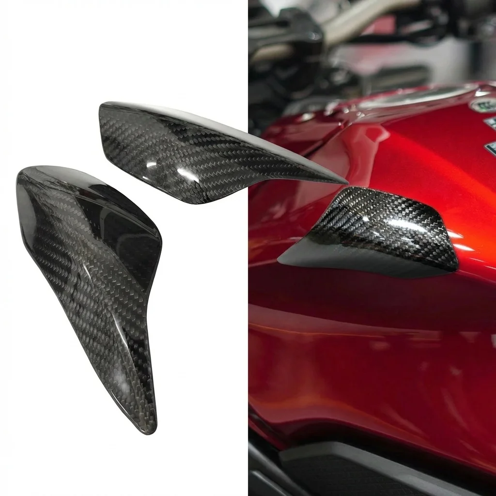 

Carbon Fibre Motorcycle Gas Fuel Tank Side Protection Cover for HONDA CB650R 2018-2026
