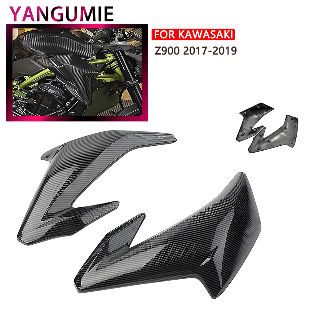 

Подходит для мотоцикла Kawasaki Z900 2017 2018 2019, модифицированный комплект декоративных защитных накладок на боковые стороны топливного бака, улучшает внешний вид.