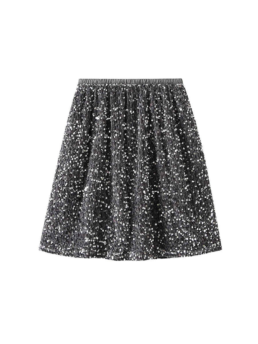 Women s Y2k Sparkly Sequin Mini Skirt High Waist Glitter Dance Skirt Bodycon Shiny Rave Party Costume