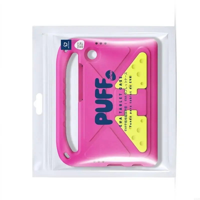Impact Resistant Kids Tablets Case Builts In Adjustable Stand Cartoon EVA Cover for Tab A9 Device Protections 83CE