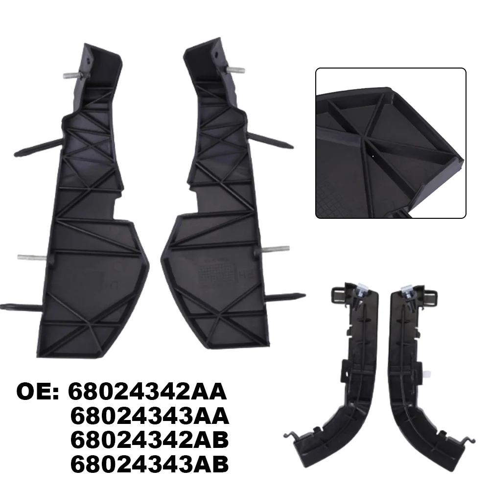 

4pcs Car Fixed Bumper Bracket Set For DODGE For CHALLENGER 2015-2022 68024342AA 68024343AA 68024342AB 68024343AB ABS 29*17*10cm