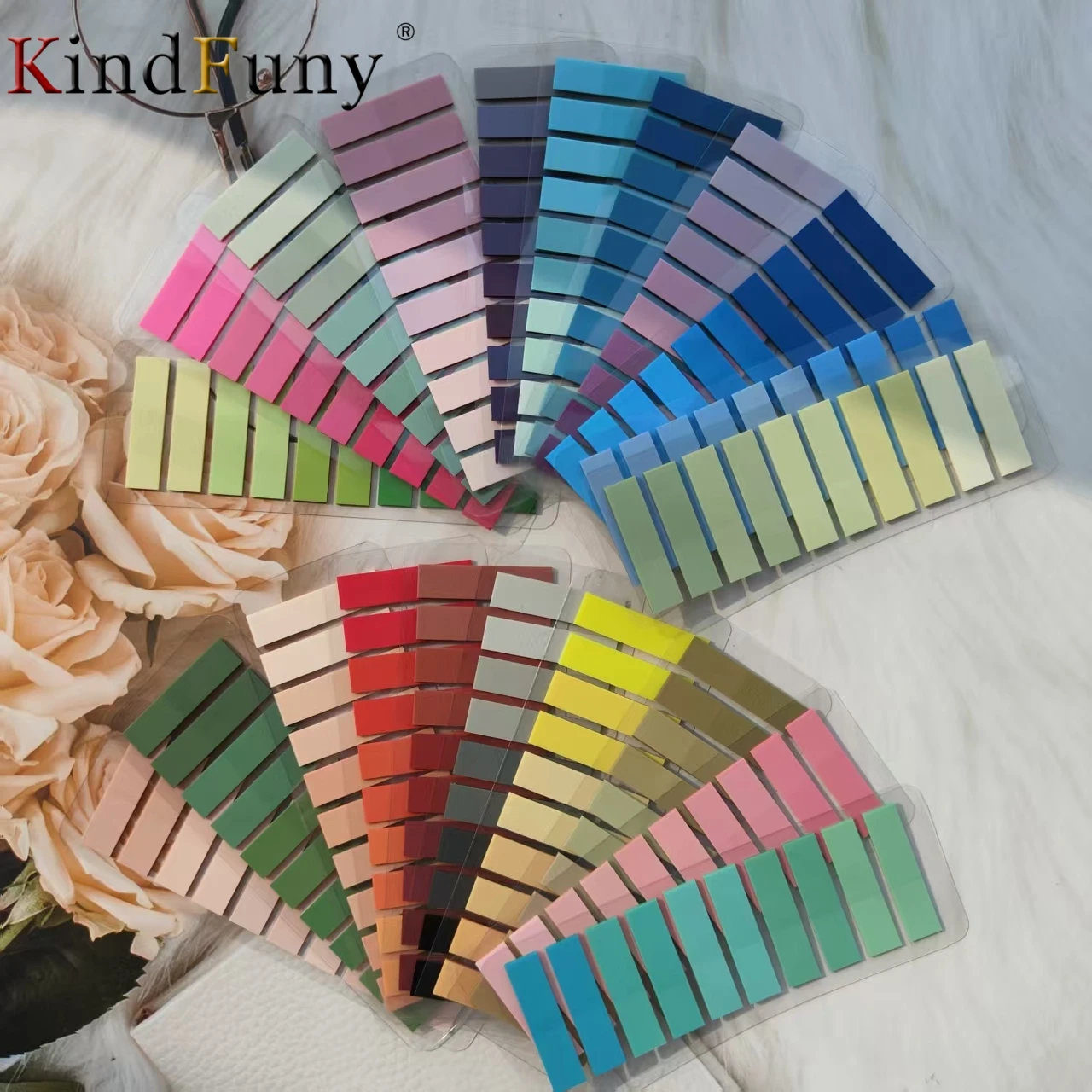 4200S Transparent Colorful Index Creative Memo Pads Office School Stationery Self-Adhesive Stickers Sticky Note Pads #5