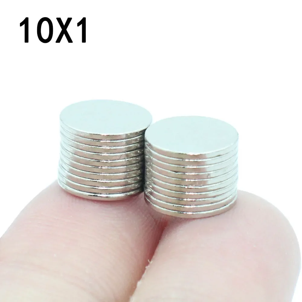 10/20/30/50 Pcs 10x1 Neodymium Magnet 10mm x 1mm N35 NdFeB Round Super Powerful Strong Permanent Magnetic imanes Disc 10*1