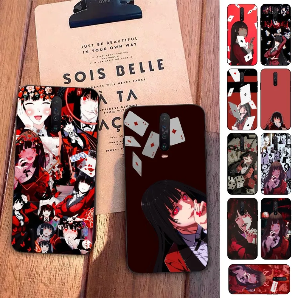 

Japanese Anime Kakegurui Jabami Yumeko Phone Case For Redmi 5 6 7 8 9 10 plus pro 6 7 8 9 A GO K20 K30 K40 pro plus F3 Fundas