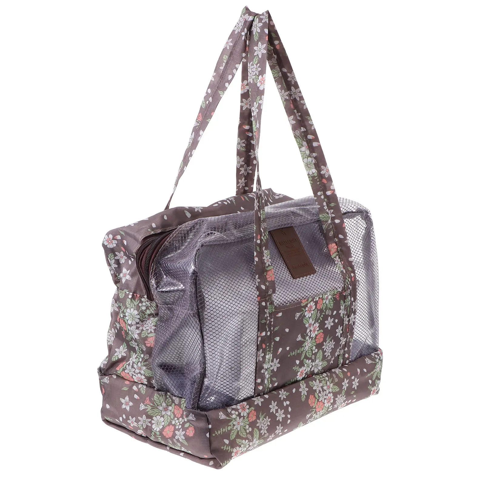 1 قطعة حقيبة التخزين مقاوم للماء متعددة الأغراض حقيبة شاطئية قابلة للطي مقاومة للاهتراء صندوق تخزين ملابس الحقيبة خفيفة الوزن حمل الرطب الجاف #4