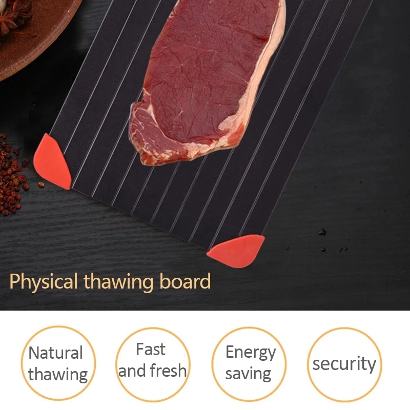 1pc Fast Defrosting Board Thaw Non-Stick Frozen Food Fruit Fish Meat defreezer Quick Defrosting Plate Tray Defrost Kitchen Tools