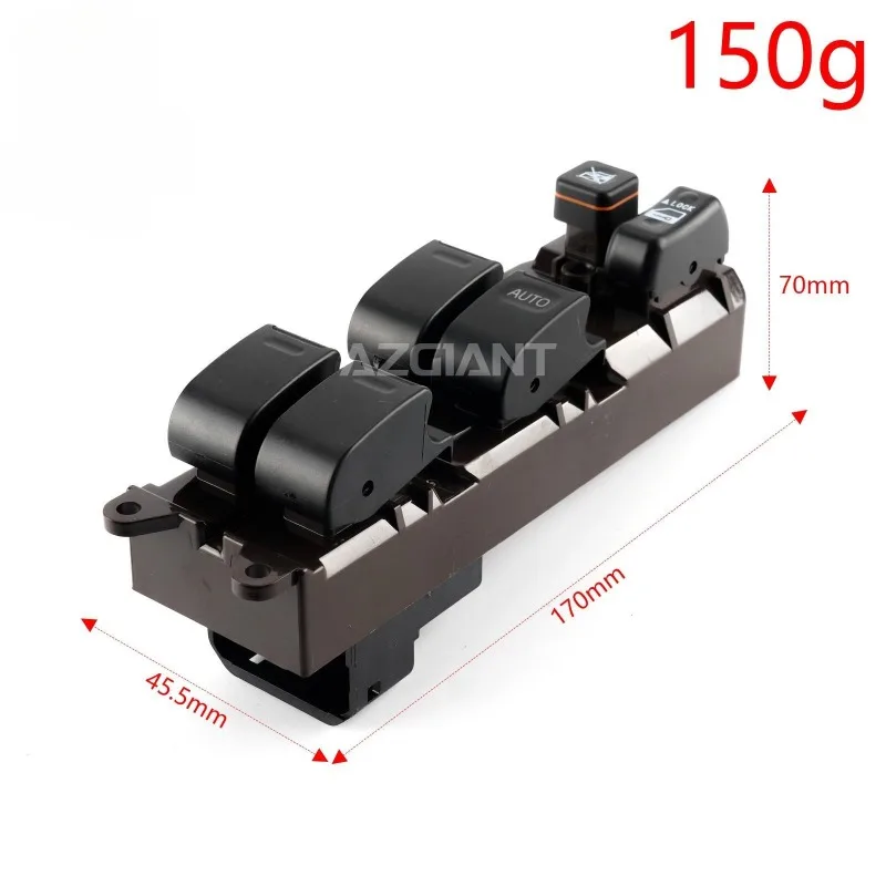 

Передняя правая кнопка управления стеклоподъемником для Toyota Hilux Vigo, переключатель регулятора 2005, 2006, 2007, 2008, 2009, 2010, 2011-2014