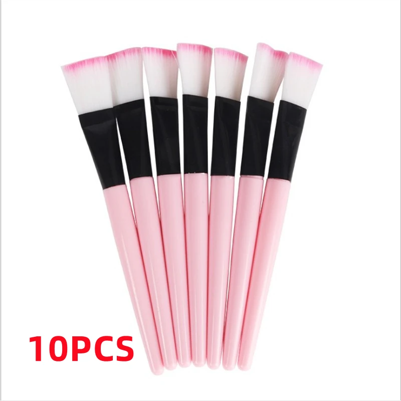 10 stuks gezichtsmasker modderborstel make-up kwasten ogen gezicht huidverzorging maskers applicator cosmetica masker borstel gereedschap zachte make-up gereedschap