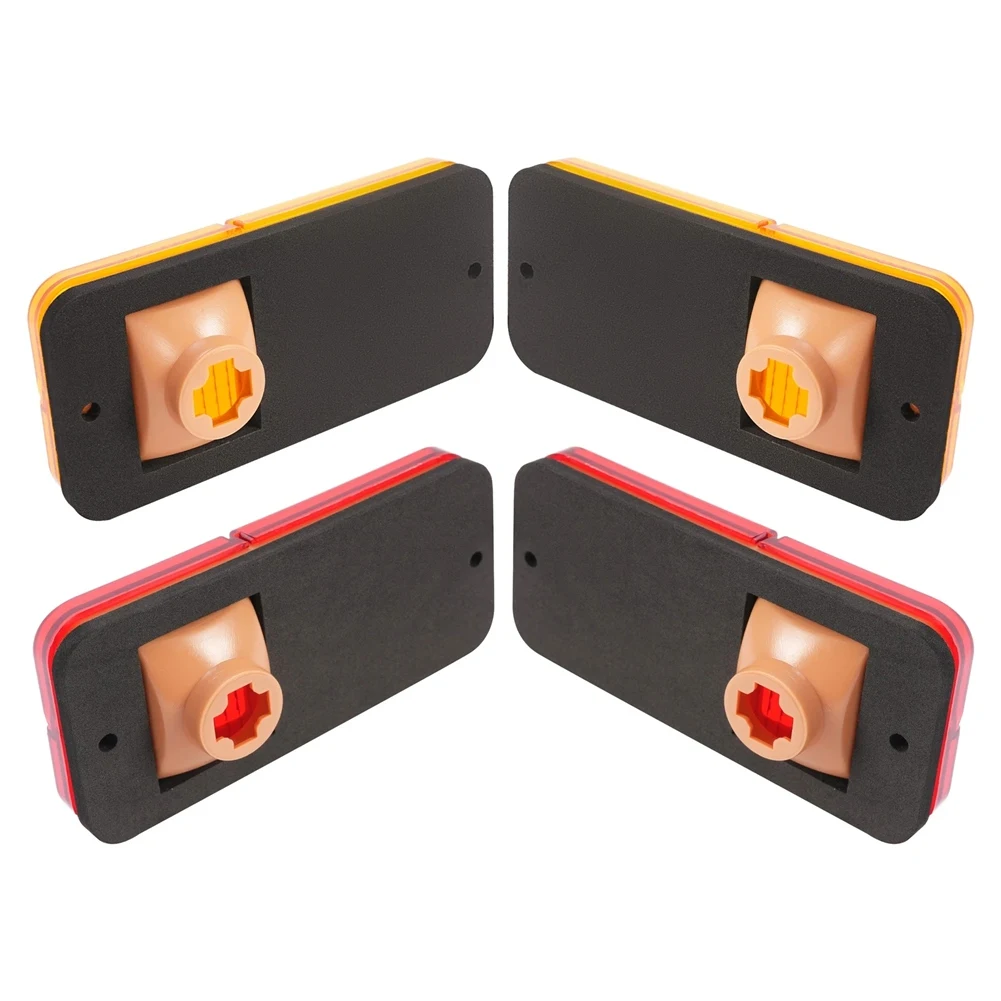AEA7-0849522, 0849633 Car Front Rear Side Marker Lights Set For GMC C/K Pickup Trucks 1968-1972