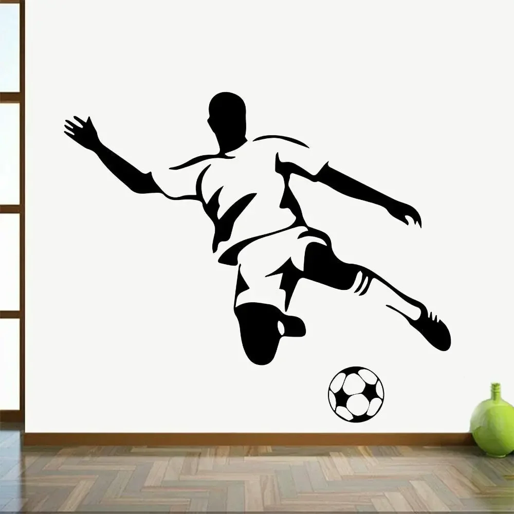 Football Wall Decals Teen Room Art Decor Soccer Vinyl Wall Stickers Home Decoration Living Room Nursery Boys Kids Bedroom Y765