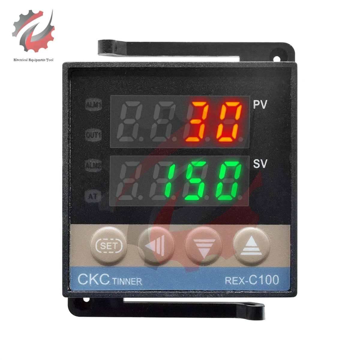 AC 100-240V REX-C100 Digital PID Intelligent Temperature Controller Universal/K Type REX C100 Thermostat SSR Relay Output