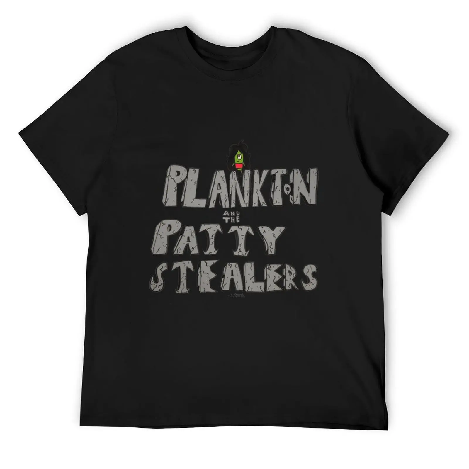 Plankton and the Patty Stealers T-Shirt oversized blacks oversized t shirts for men