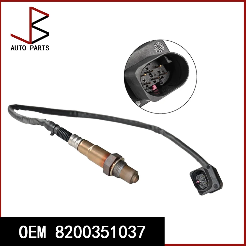 

OEM 8200351037 0281004027 Передний датчик кислорода подходит для Volkswagen Golf POLO Tiguan CC Audi Volvo Nissan Koleos Laguna