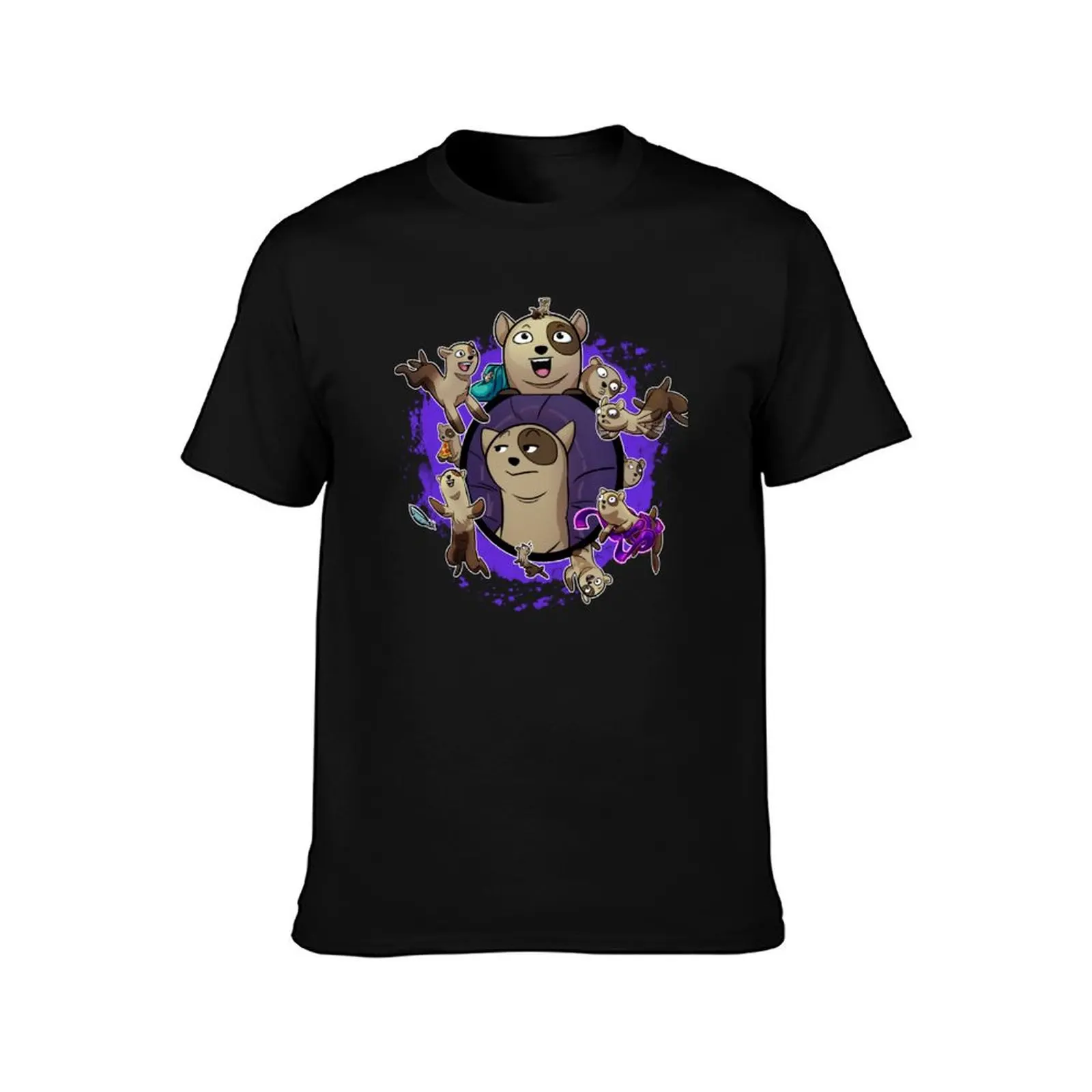 Domino the Ferret T-Shirt All Weather Casual Short Sleeve T-Shirt