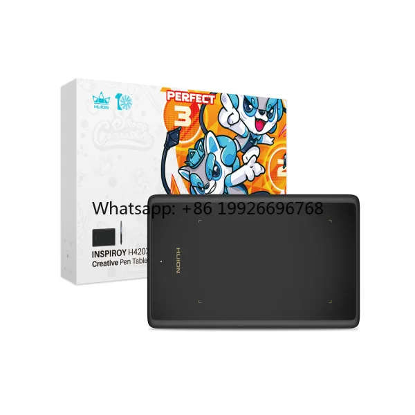 H420X Easy to Carry Battery-free 8192 Levels Digital Pen Handwriting Drawing Graphics Tablet