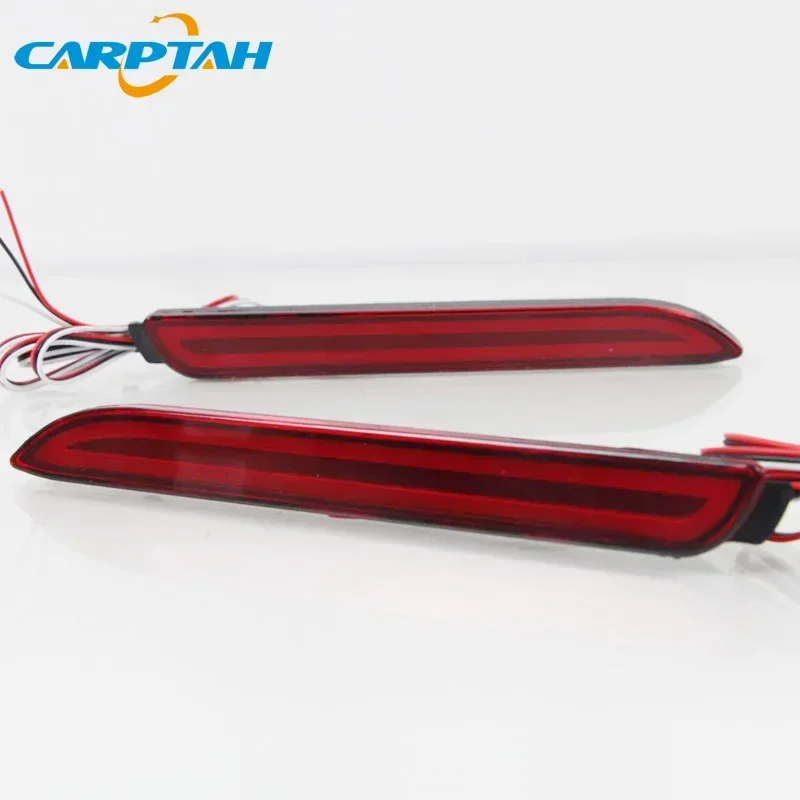 2PCS LED Rear Fog Lamp For Toyota Alphard 2015 2016 2017 2018 2019 Car LED Bumper Light Brake Light Reflector 2-in-1 Functions