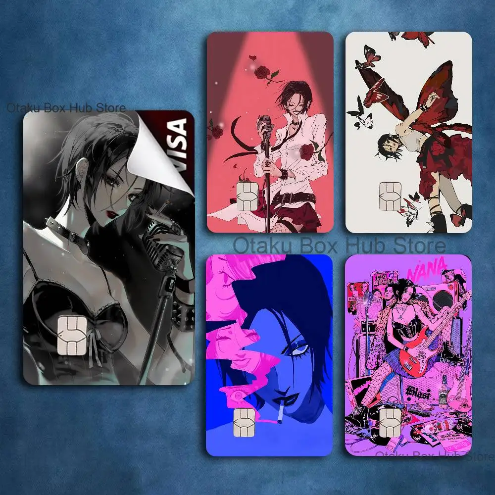 

Anime N-Nana Card Stickers Credit Visa Debit Bank Charge Card Bus Metro Waterproof Sticker Decal Decoration