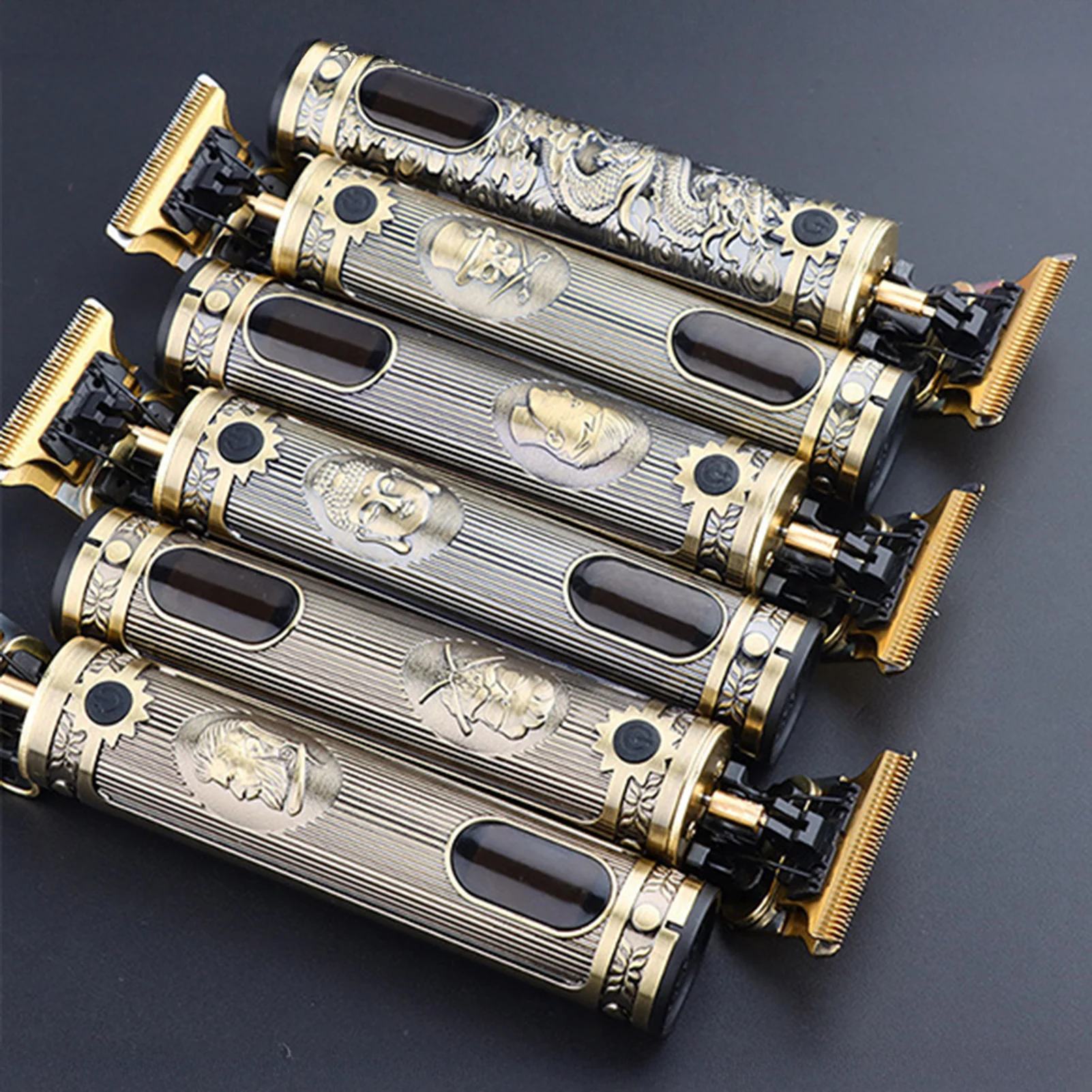 

New Hiena T9 Hair Clipper Retro Carving Hair Beard Trimmer Professional Barber Hair Cutting Machine Salon Hairdressing Accessory