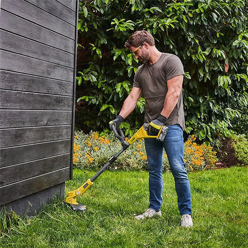 Lâminas de plástico de 10 unidades para cabeças serrilhadas de lâmina dupla – adequadas para aparadores de borda Rac155 e Rac157-Rac158 e lâmina