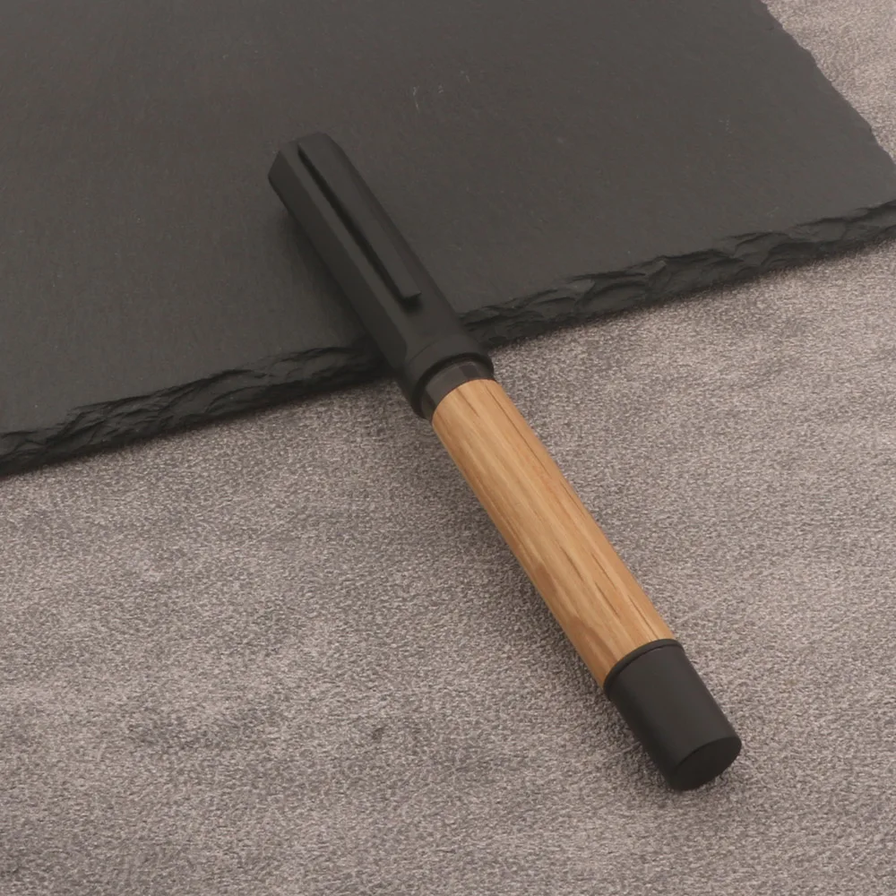 1pc JINHAO Fountain Pen wooden Black Calligraphy Nib Business Office School Supplies Writing