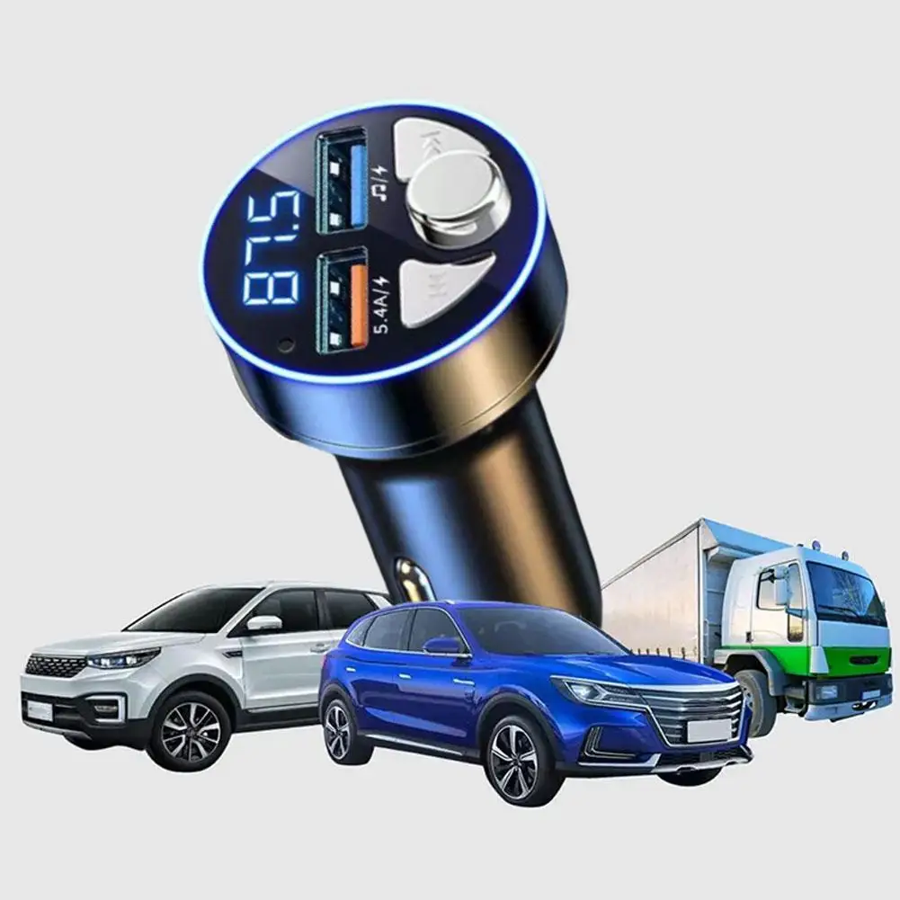 Car Charger Super Car Charger Cigarette Lighter Bluetooth Player MP3 Voice Navigation Broadcast