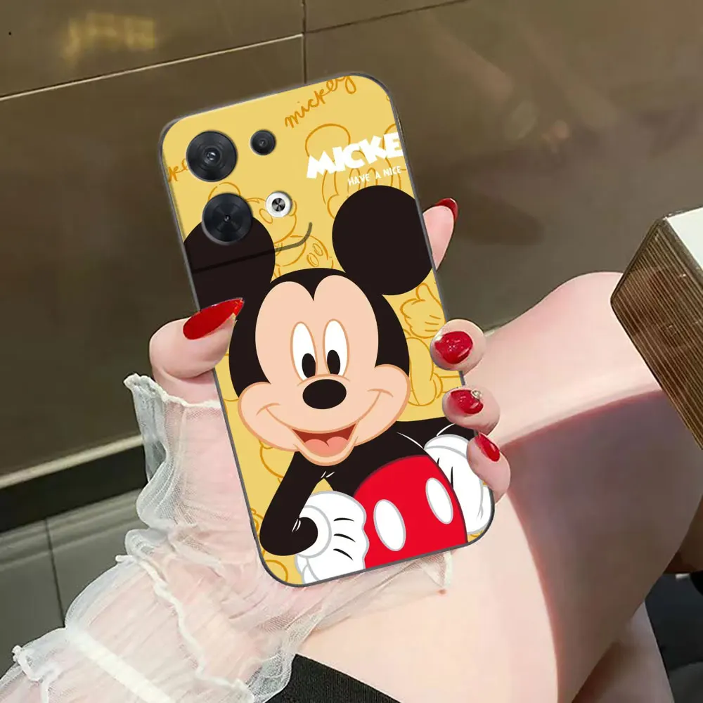 D-casing ponsel Disney Mouse Mickey Minnie, casing ponsel untuk OPPO RENO 11 11F 10 8T 8 8Z 7Z 7 6Z 6 5F 5 4F 4 3 2F Find X3 PRO LITE 4G 5G