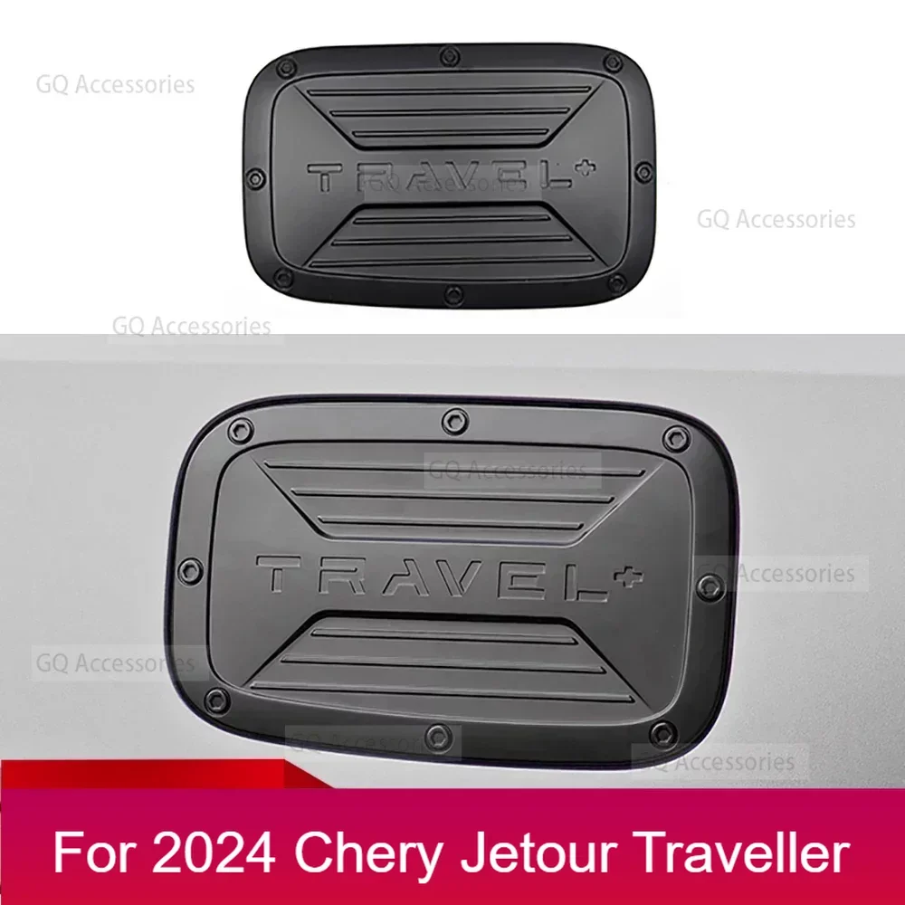 

For cherryJetour Traveller 2023 2024 Jetour T2 Matte Black Fuel Tank Sticker Door Cover Protection Decoration