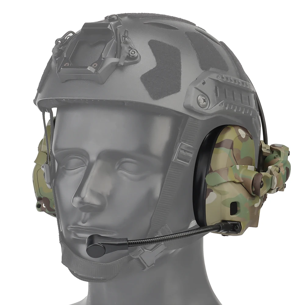 

Hunting Tactical Headset (Sound Pickup&Noise Reduction) Military Airsoft Earmuff Outdoor Shooting Anti-Noise Headset