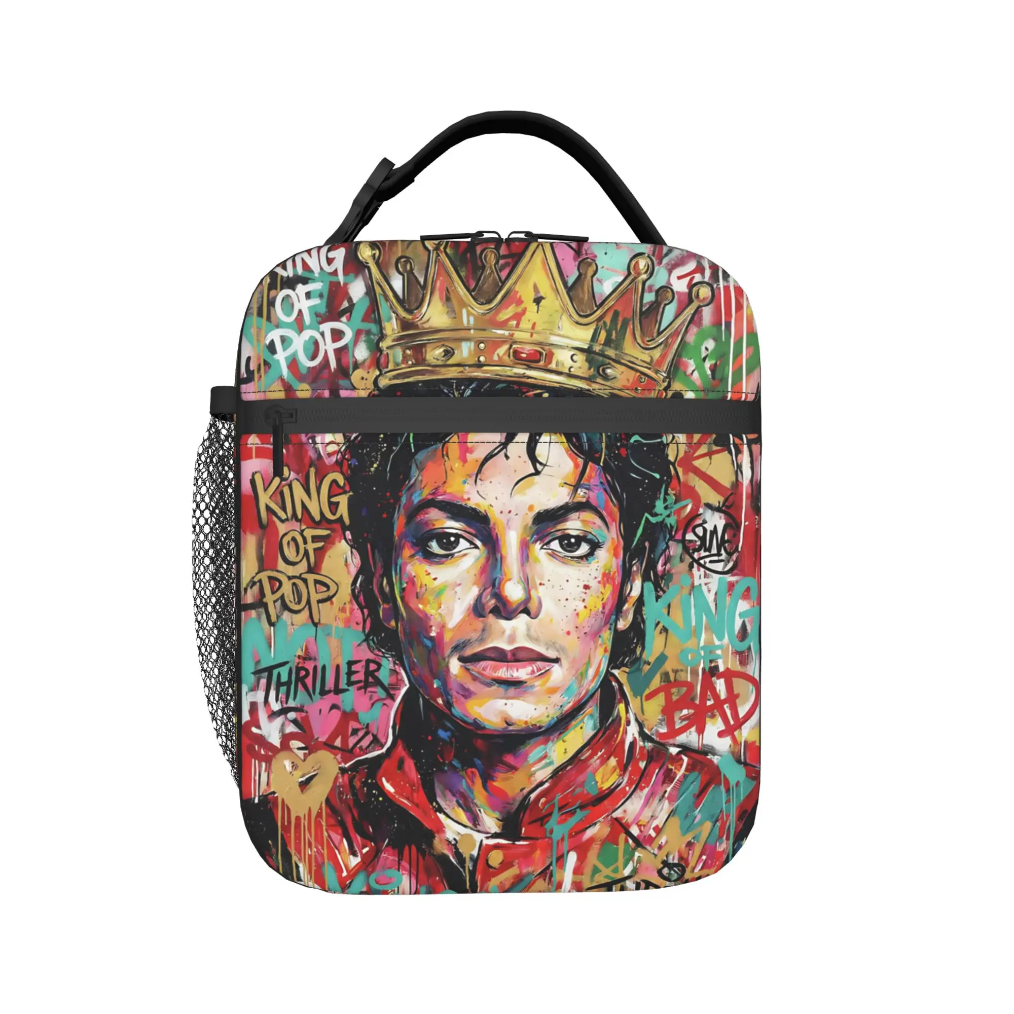 Singer Michael Jacksons MJ 2026 Thermal Insulated Lunch Bags for School  Reusable Bento Box Men Women Cooler Thermal Lunch Boxes
