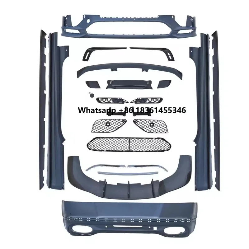 

High-quality goods 16-19 Upgrade Supersport Looking Bodykit Accessories with SideSkirts Car Grille Front Rear Bumper