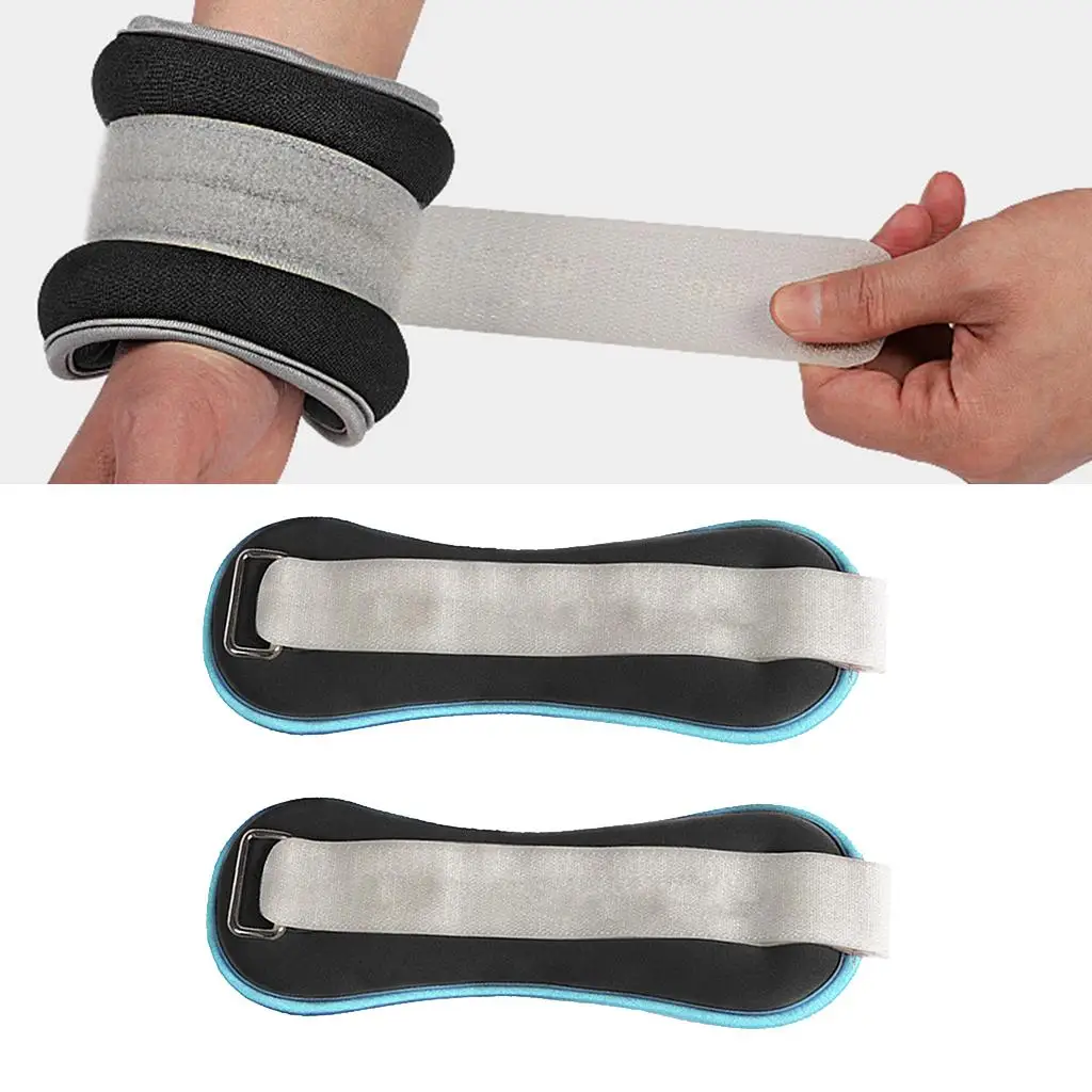 Soft Ankle Wrist Weights Adjustable Leg Weights 0.3kg  Walking Strength Training Bracelet Wrap Women Youth Fitness Weight Strap