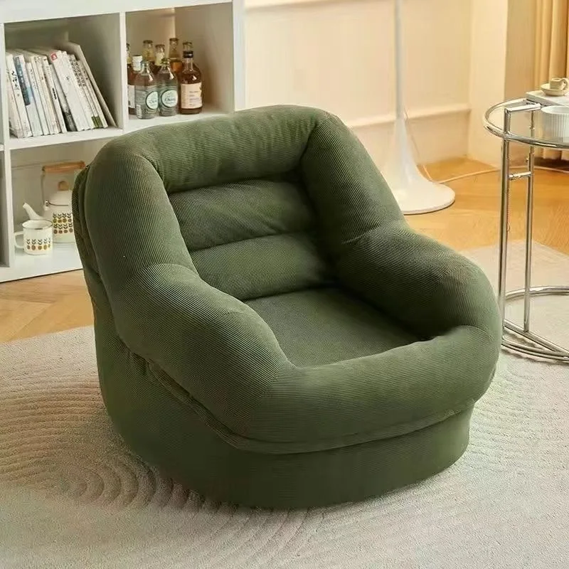 For Bean Bag Lazy Sofa, Reclining Tatami Chair for Bedroom & Balcony, Cozy Lounge Seat for Living Room
