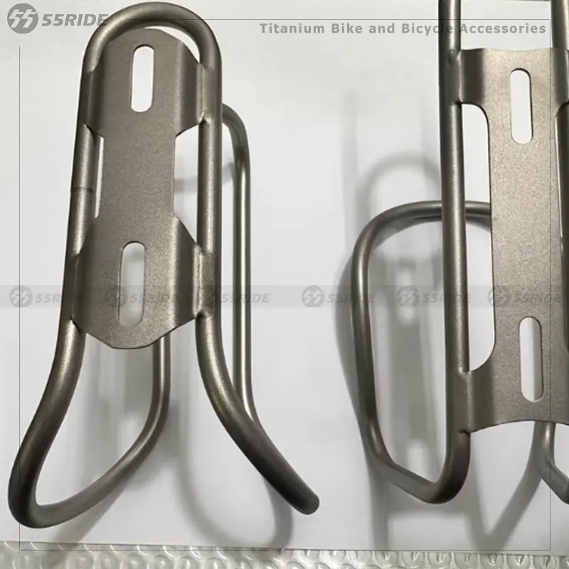 55RIDE Ultra Light Titanium Alloy Water Bottle Cage Kettle Holder for Road MTB Bike, Bicycle Bottle Shelf Cycling Accesso