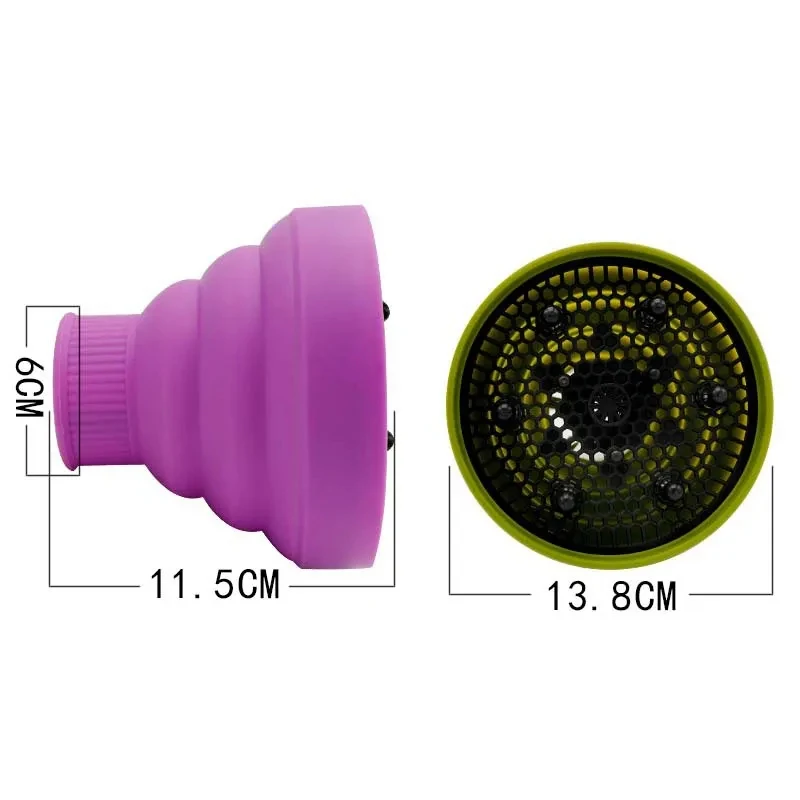 Adatto 4-4.8cm Universal Hair Curl diffusore Cover diffusore disco asciugacapelli asciugacapelli asciugacapelli asciugacapelli accessori per lo