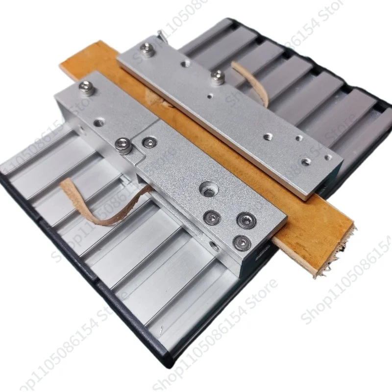 

Кожаный двусторонний триммер с скосом, регулируемая ширина, кожаный ремесленный ремень ручной работы, режущий инструмент с полудуговой отделкой