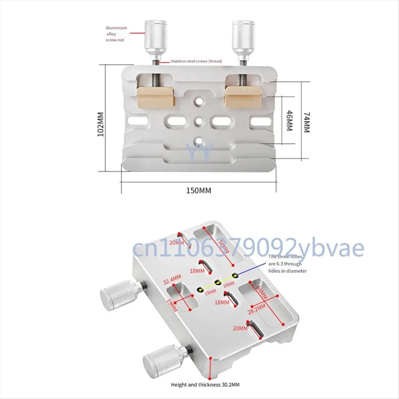 

Серебряная пластина-держатель для искателя с креплением типа «ласточкин хвост» (Dual Losmandy/Vixen) с 2 фиксирующими винтами