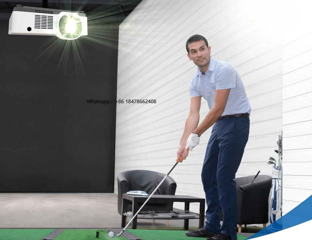 

High Flexibility 7500 Lumen 4K Short Throw Golf Simulator Projector, Projectors for Golf Simulators
