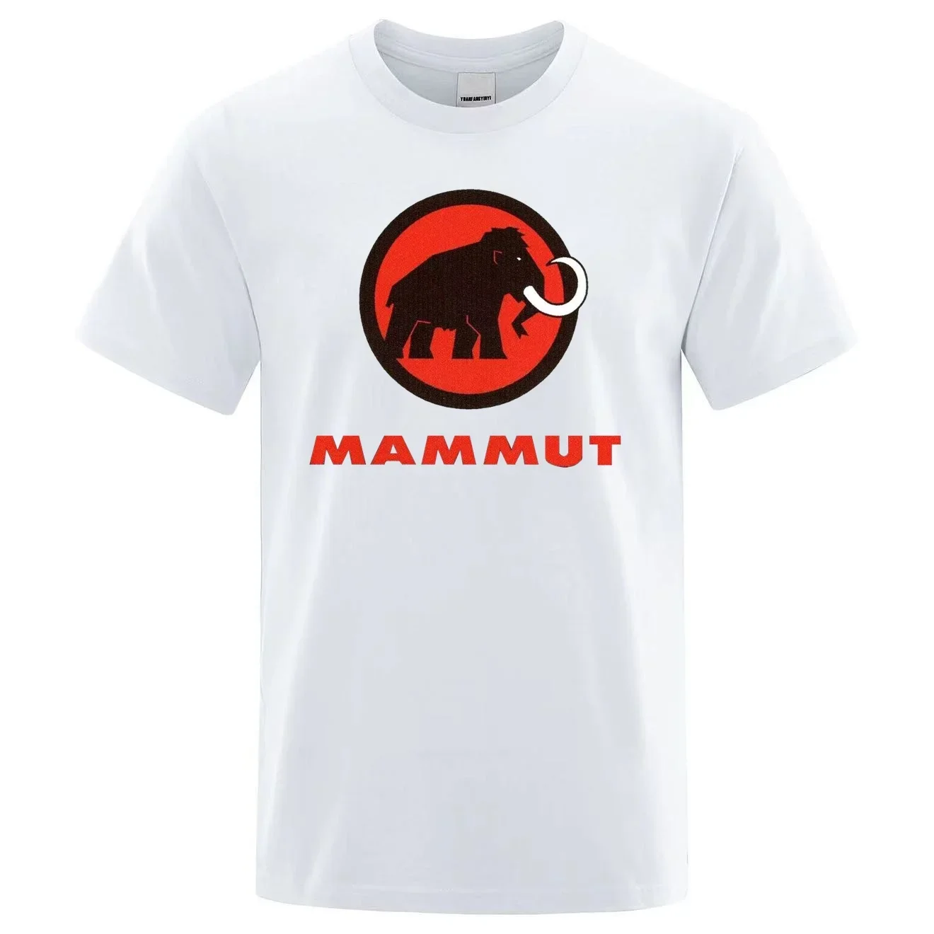 قميص صيفي مطبوع بأكمام قصيرة للرجال والنساء من القطن 100% برقبة دائرية قميص غير رسمي للشارع وأكمام قصيرة #3