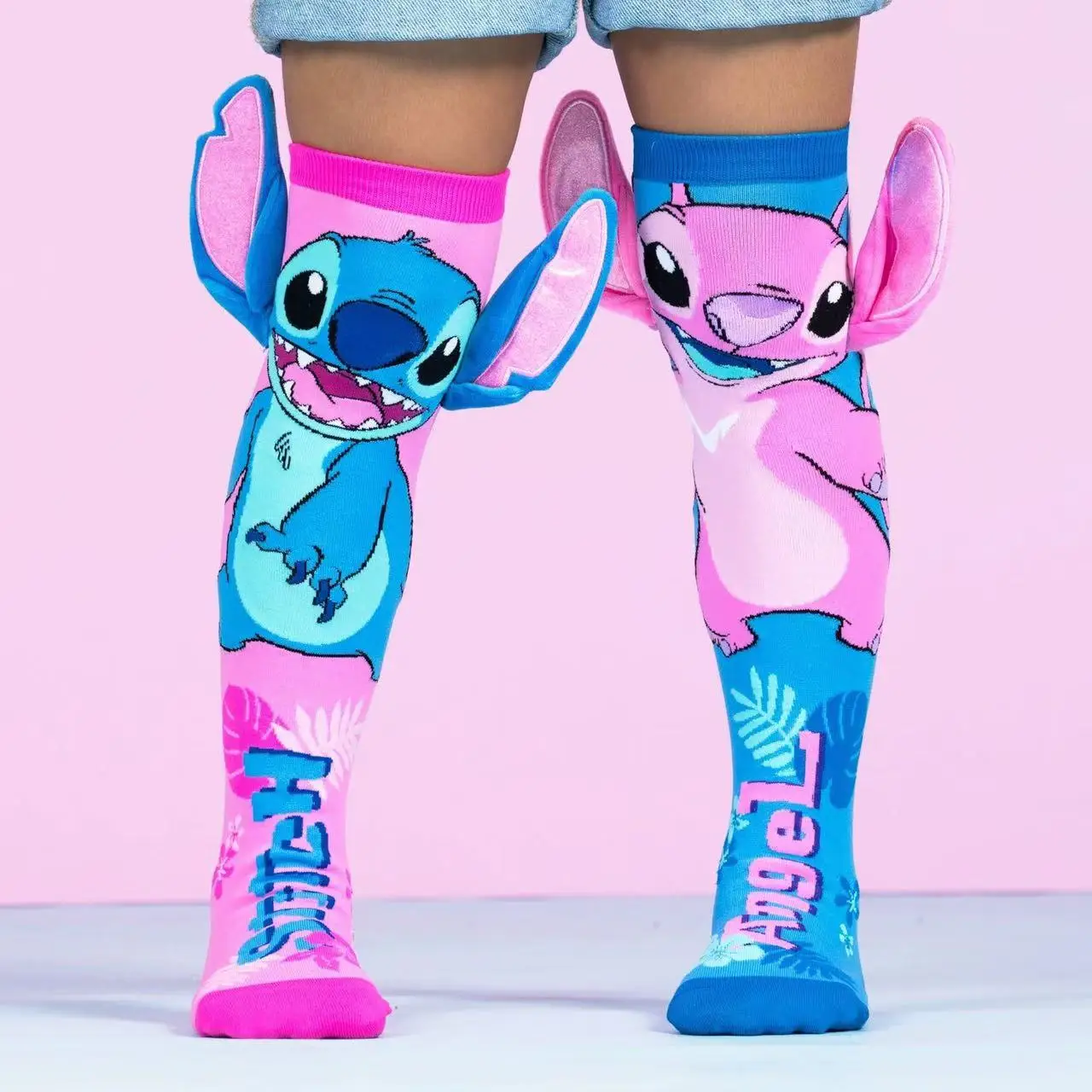 1 Pair of Cartoon Disney Stitch Children's Socks Trendy Color Internet Famous Socks Trendy Socks