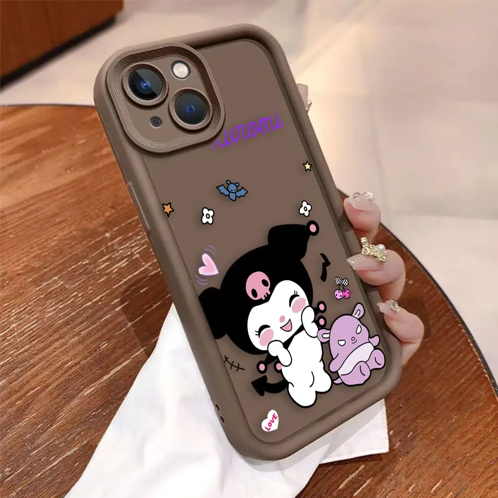 Funny Cute Kuromi Cat Phone Case For Honor 8X 9X X9 20 50 90 Y7A Y9 MAGIC 5 NOVA 9 Y70 Y70S 9 SE PRO 5G Case Cover Funda Shell