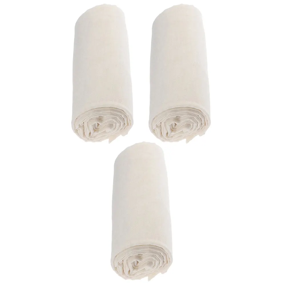 

3pcs Filter Cloth 100x90cm Cotton Cheese Strainer Reusable Soy Milk Tofu Yogurt Cloth Cheesecloth
