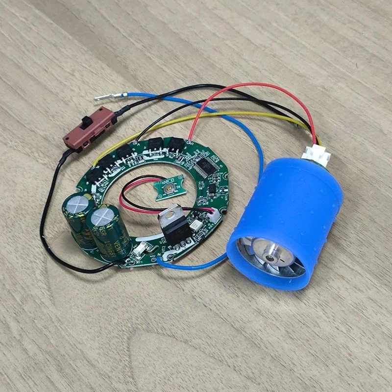 Non-bladed hair dryer universal control panel high-speed hair dryer mainboard circuit board motor heating wire