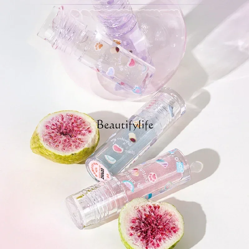 Lip Care Oil Moisturizing Transparent Glass Lip Lip Balm Anti-Chapping