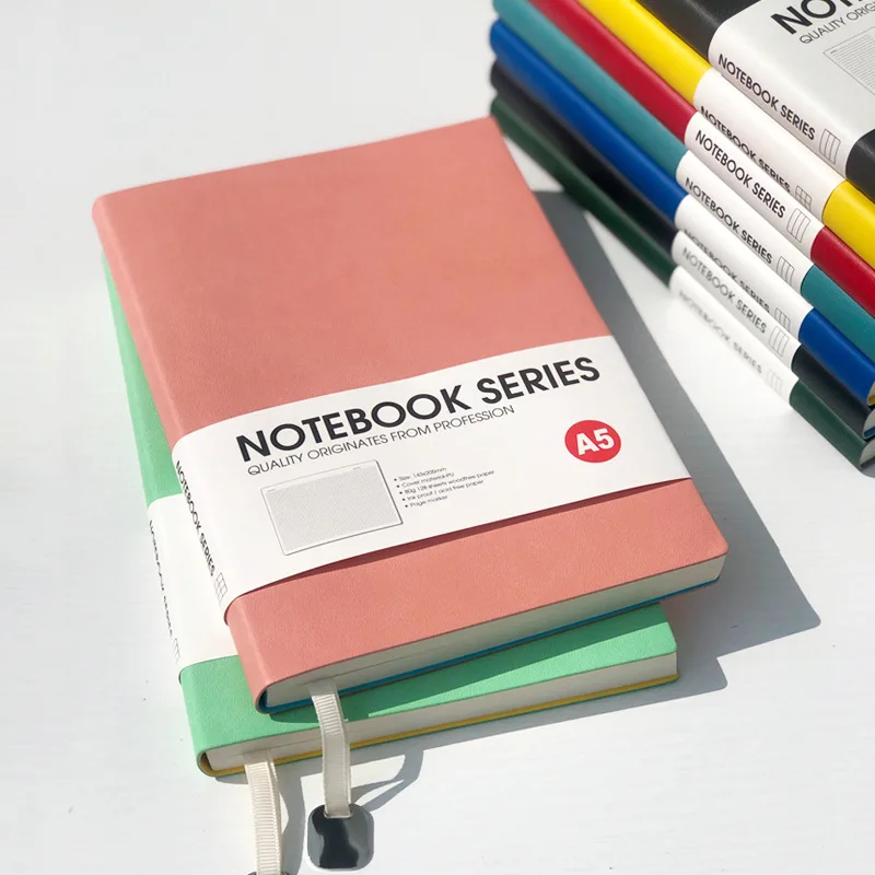 B5 Thickened Notebook,132 Sheets 256 Pages,4 Types Inner Pages,Waterproof Cover Office Student Diary CS-78