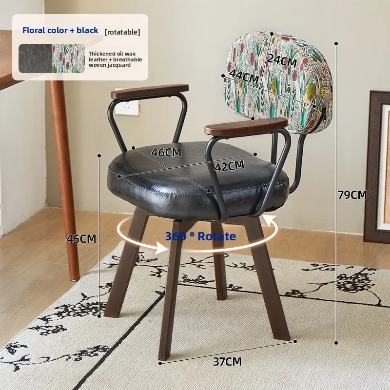 Factory Multi-functional Computer Chair Office Chair Leisure Chair Home Bedroom Rotating Seat Dormitory Desk Chair Back Chair