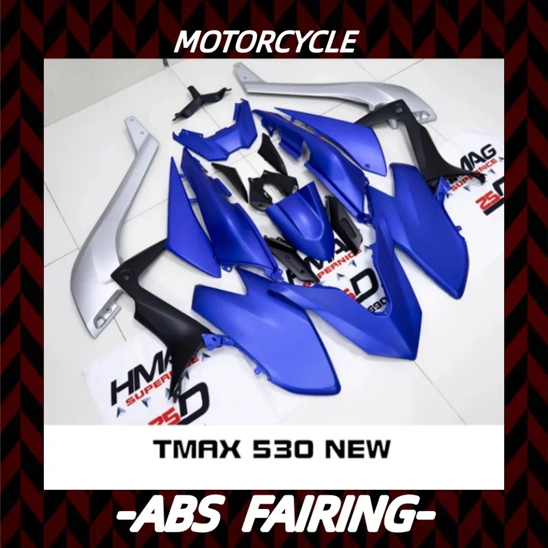 

Fit TMAX530 Bodywork Cowling For TMAX 530 2012-2021 Full Fairing Kit Injection Matte Blue