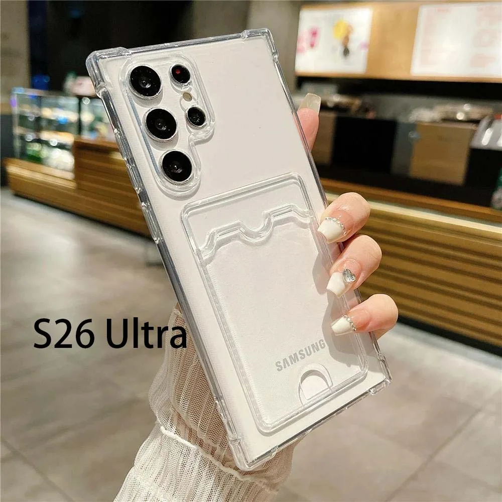 Plug In Card Phone Case With Storage Function For Samsung Galaxy For Samsung S26 Ultra S 26 Plus S26+ Cover